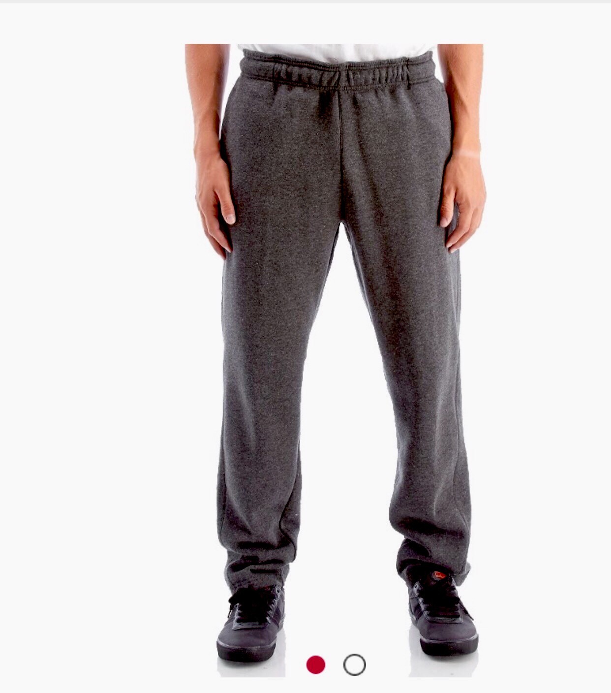 NWT $70 Men's Reebok Fleece Jogger Pants Active Sweat Pants Gray S M L XL gallery