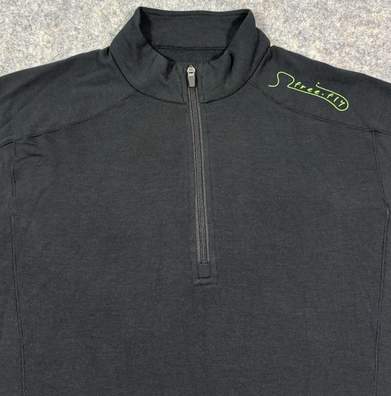 Free Fly Mens Bamboo Flex 1/4 Zip Pullover Size Large Long Sleeve Performance gallery