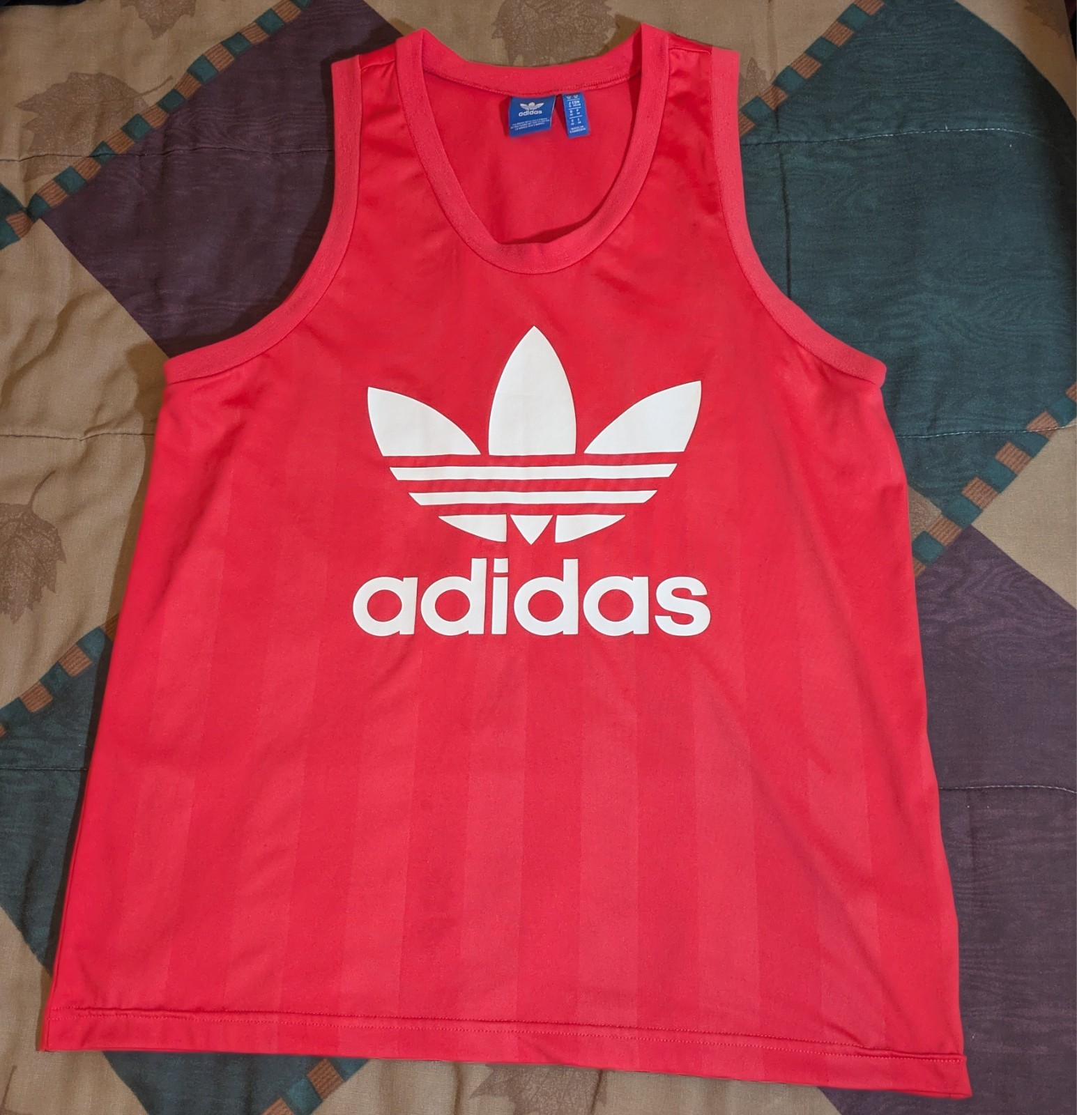 Adidas Originals Trefoil Tank Top Core Pink Size Medium CF5310 gallery