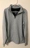 Tommy John Mens Large Pima Cotton Gray 1/4 Zip Soft Pullover Golf Hiking gallery