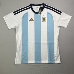 Adidas Argentina AFA Soccer Jersey Mens X-Large White Blue Fan Blank Back