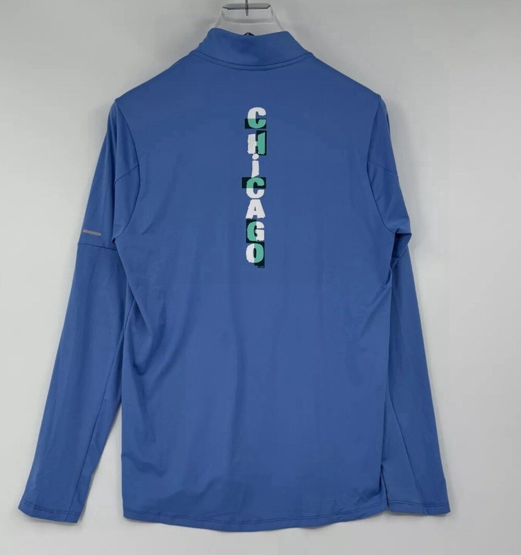Nike Chicago Marathon Dri-FIT Element 1/2-Zip Running Top BOA Sz L FD2681-450 gallery