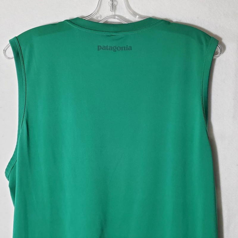 Patagonia Capilene Baselayer Tank Top Mens XL Green Sleeveless Athletic Gym gallery