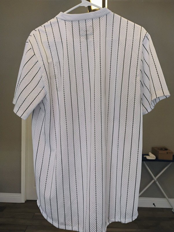 Huf Jersey Mens Medium White Mesh with Embroidered logos gallery