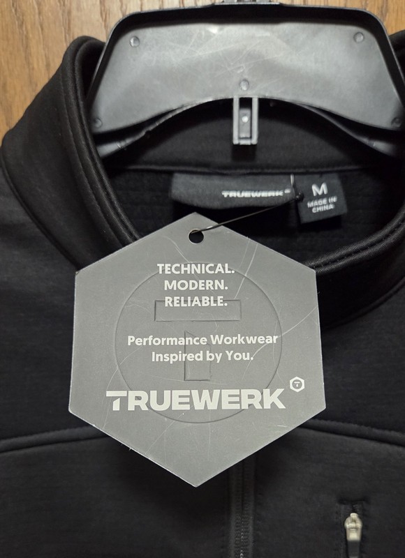 Truewerk B2 Performance Pullover Men's MEDIUM 1/4 Zip Performance Workwear gallery
