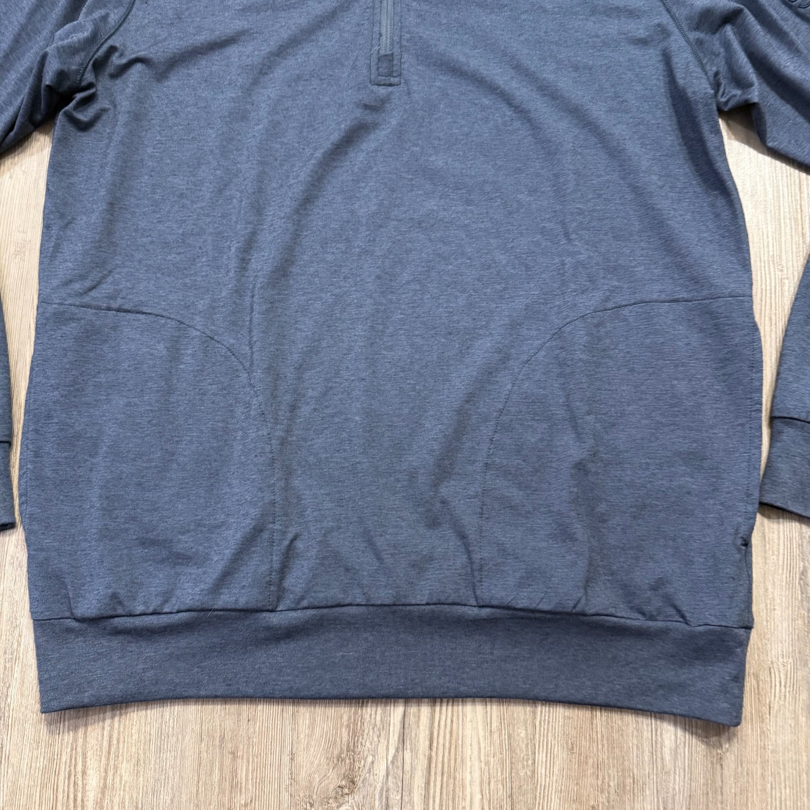 Travis Mathew Mens Medium 1/4 Zip Performance Pullover Navy gallery