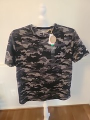 Dip Men Black And Grey Active Shirt Eco Friendly UV Protection Size Medium New