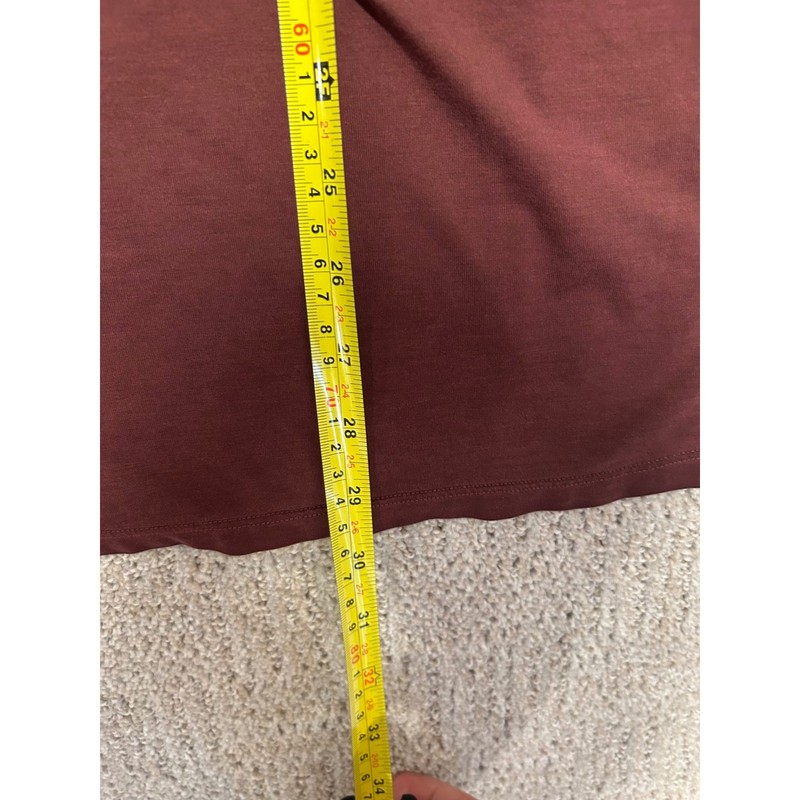 Lululemon Mens Burgundy Red T-Shirt Short Sleeve Athletic Gym Workout Top gallery