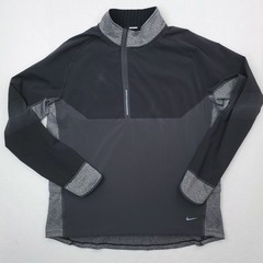 Nike Sphere Half Zip Pullover Mens Extra Large Black Gray Running Top Thermal