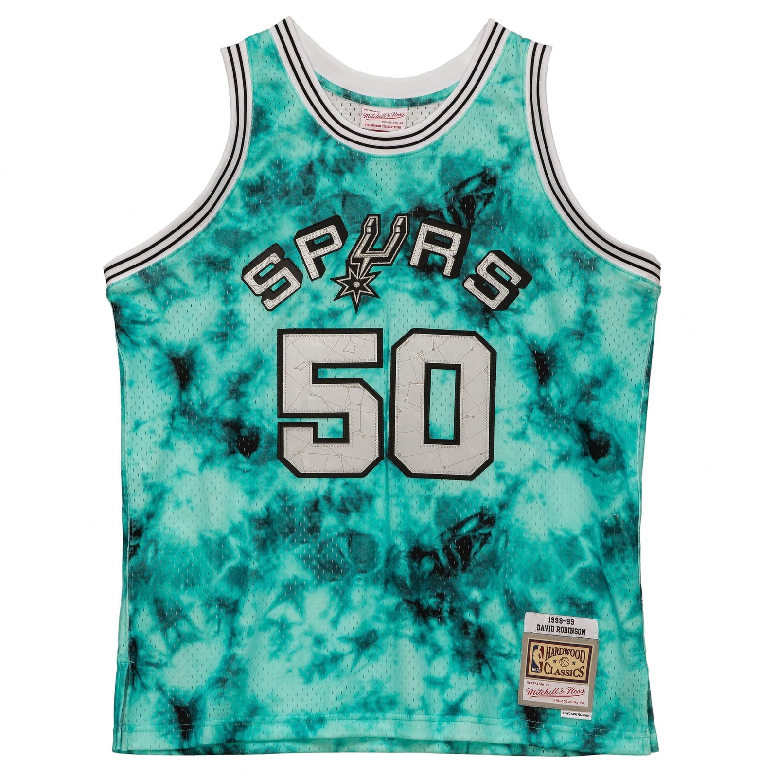Mens Mitchell & Ness NBA GALAXY SWINGMAN JERSEY - SPURS 1998 DAVID ROBINSON gallery