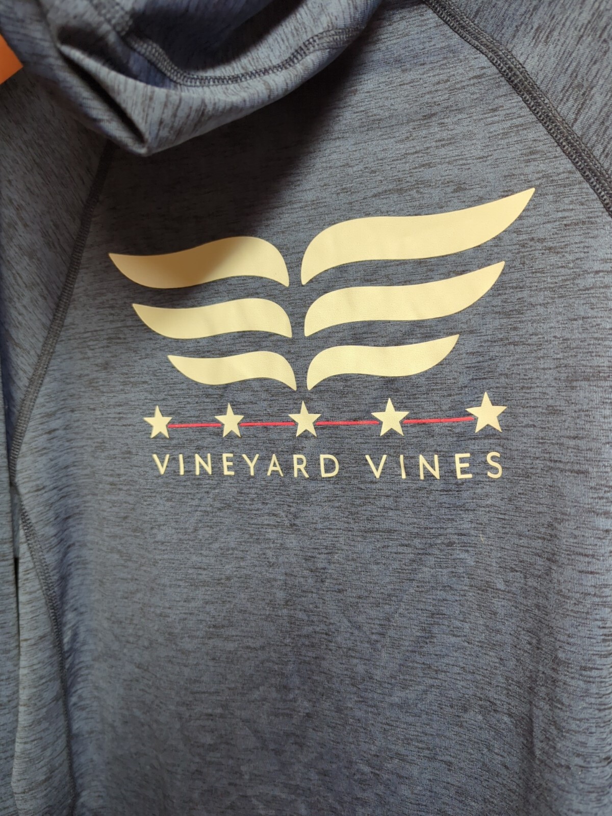 Vineyard Vines Hoodie Hooded Performance Stretch Whale Tail Logo Small gallery