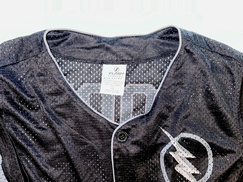 DC Comics Reverse Flash ZOOM Baseball Jersey L Black Bioworld 2017 Villain #03 gallery