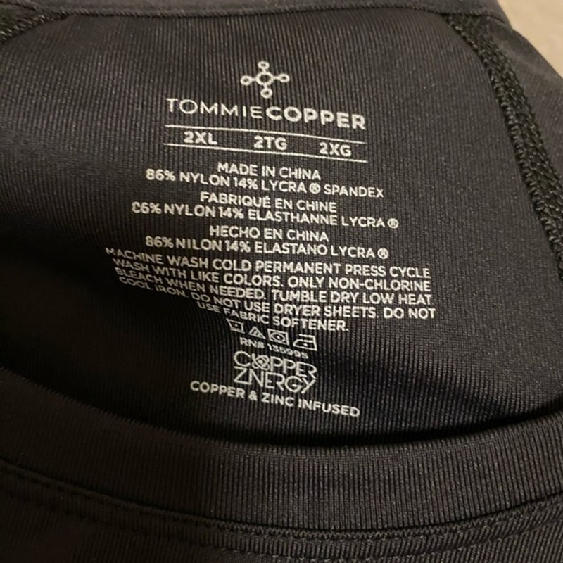 Tommie Copper Black ShoulderCentric Support Shirt Size 2XL gallery