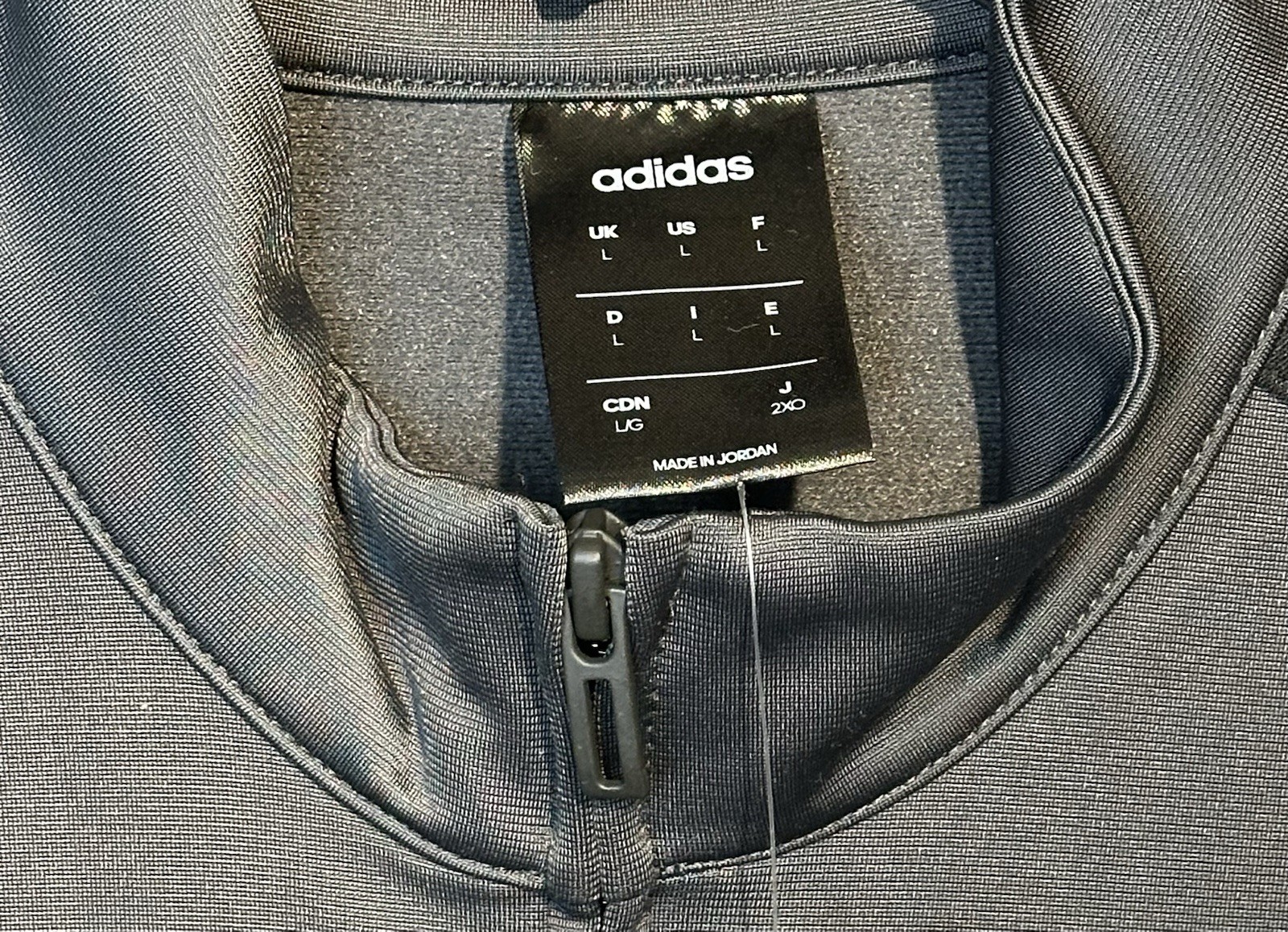 adidas Men's Essentials 3-Stripes Tricot Track Top DU0448 - Size L Large NWT gallery