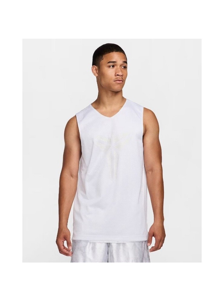 Nike Kobe Dri-Fit White Reversible Jersey FZ0934-100 Mens Large Brand New