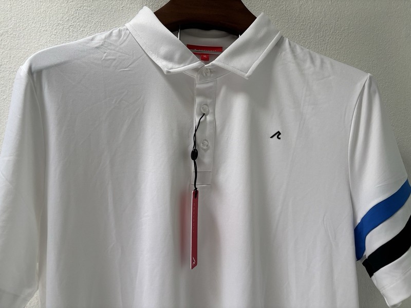 Redvanly Heyward Polo Pure Poly Golf Shirt Men's XL Bright White Stretchable NWT gallery