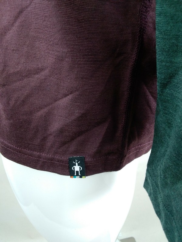 Smartwool Men Merino Sport 150 Long Sleeve Henley Sage/Brown Medium 17345-H93 gallery