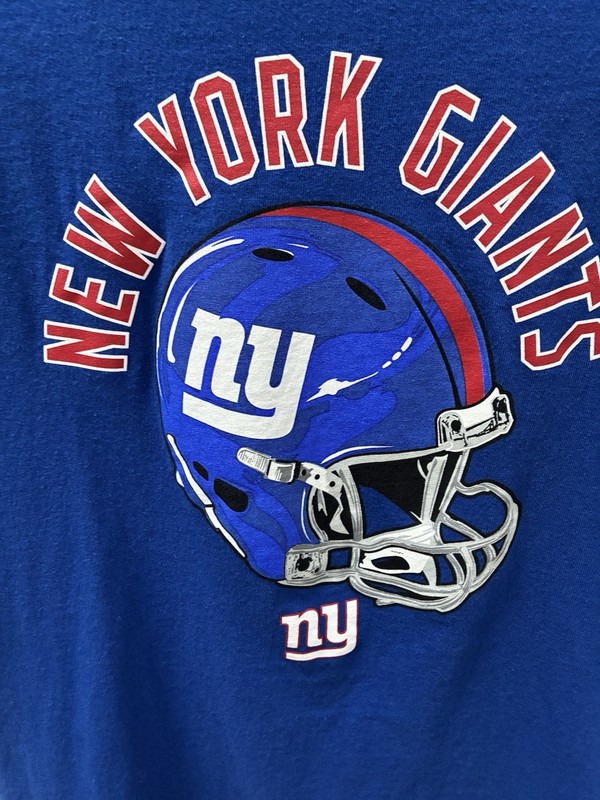 NEW YORK GIANTS NFL TEAM APPAREL 100% COTTON T SHIRT MEN'S Medium gallery