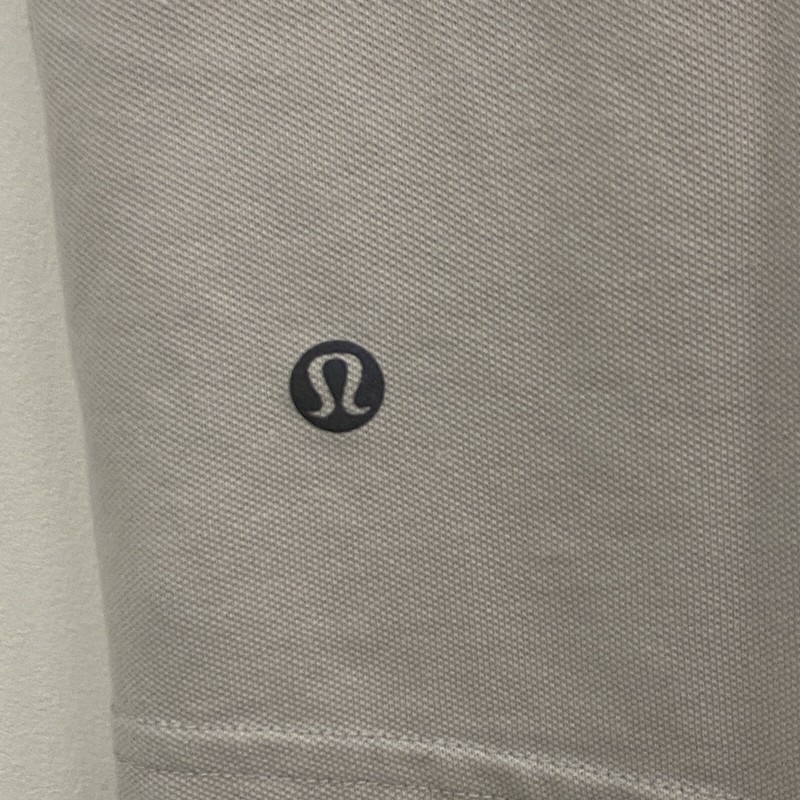 Lululemon In Your Element Short Sleeve Shirt Mens S/M Gray Two Tone Chest Pocket gallery
