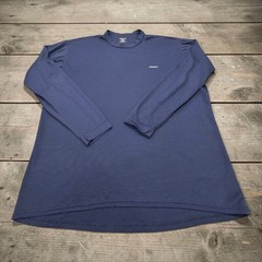 Patagonia Capilene Shirt Mens XL Blue Long Sleeve Base Layer Polyester Top