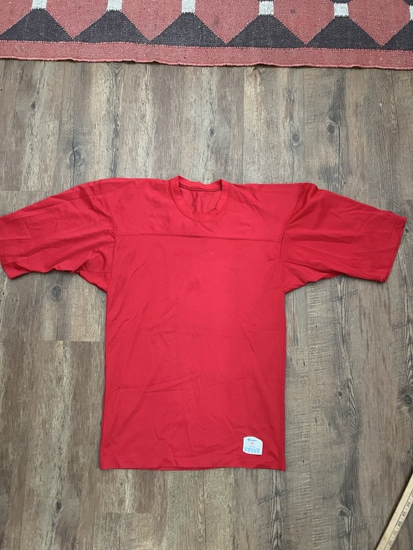 VTG 70s 80s Red Champion Jersey 3/4 Sleeve Football Jersey Glyn On Back Size M gallery