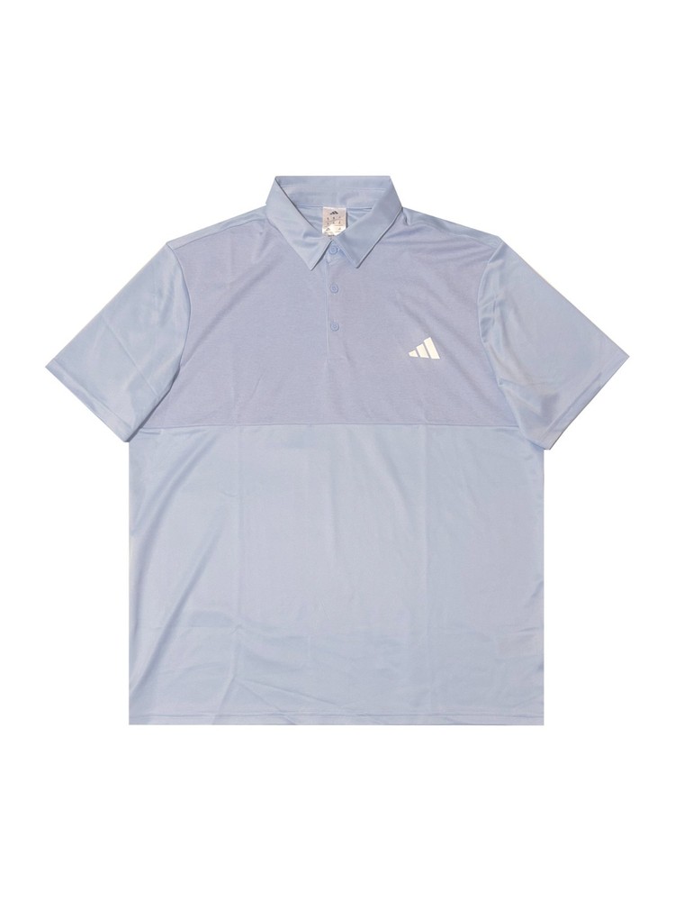 Adidas Men's Short Sleeve Active Performance Polo Shirt Blue XL, 2XL