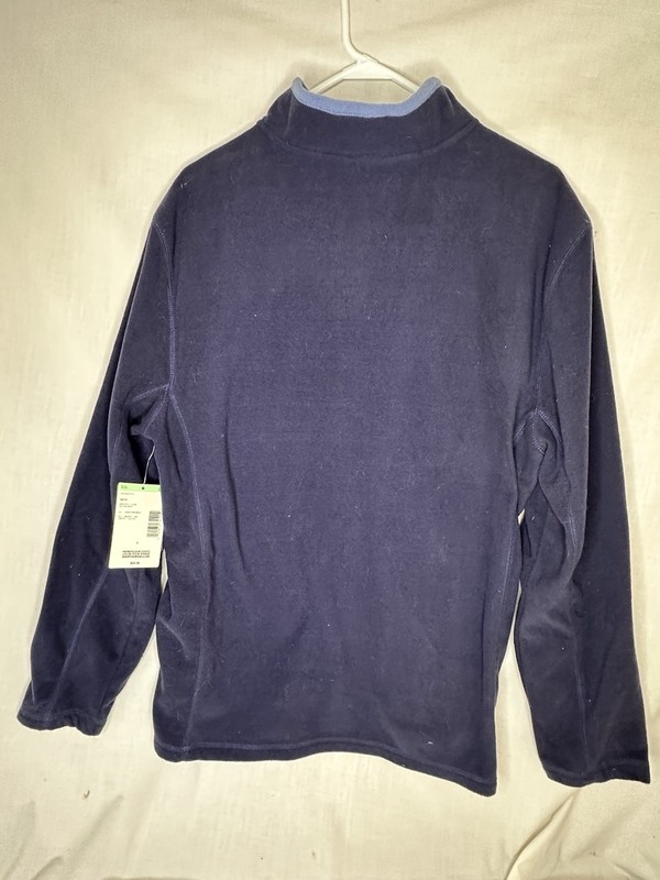 NWT NordicTrack NT Dri Mens Sz Med 1/4 Zip Long Sleeve blue Pullover gallery