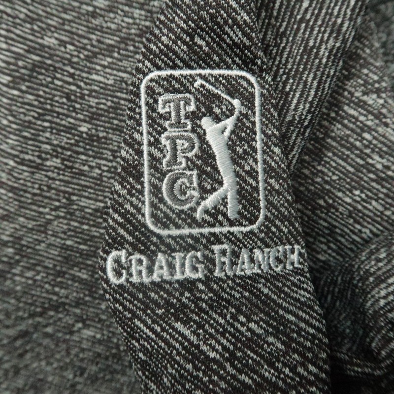 FootJoy Pullover Mens Medium Gray Half Zip Jacquard Texture TPC Craig Ranch gallery