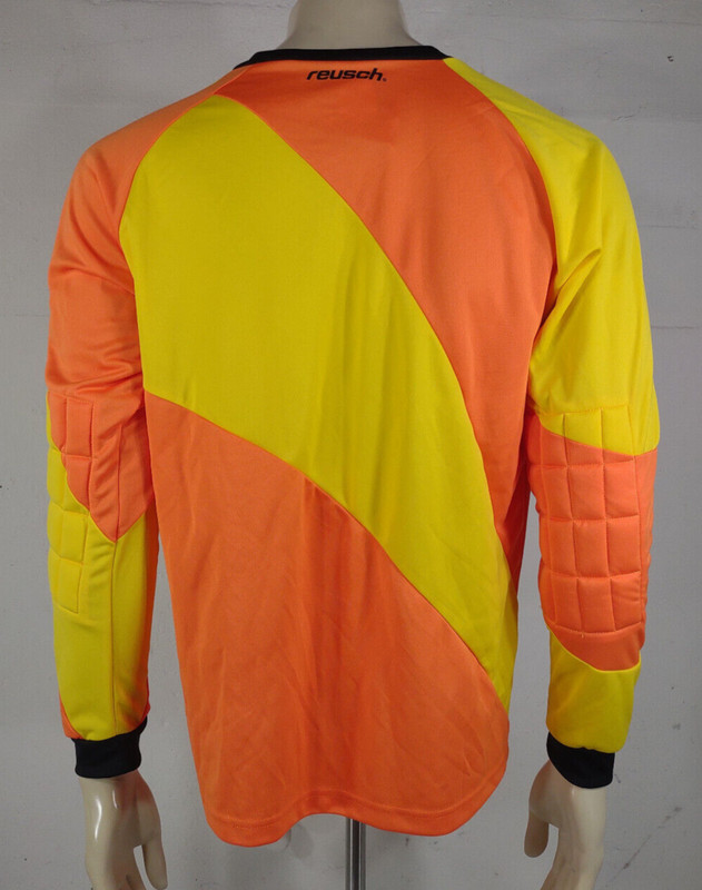 NWT Reusch Does Deutsch orange yellow Soccer Jersey shirt mens Medium gallery