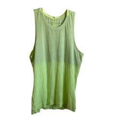 Lululemon Men’s Neon Lime Green Precise Singlet Mesh Tank Top – SEE MEASUREMENTS
