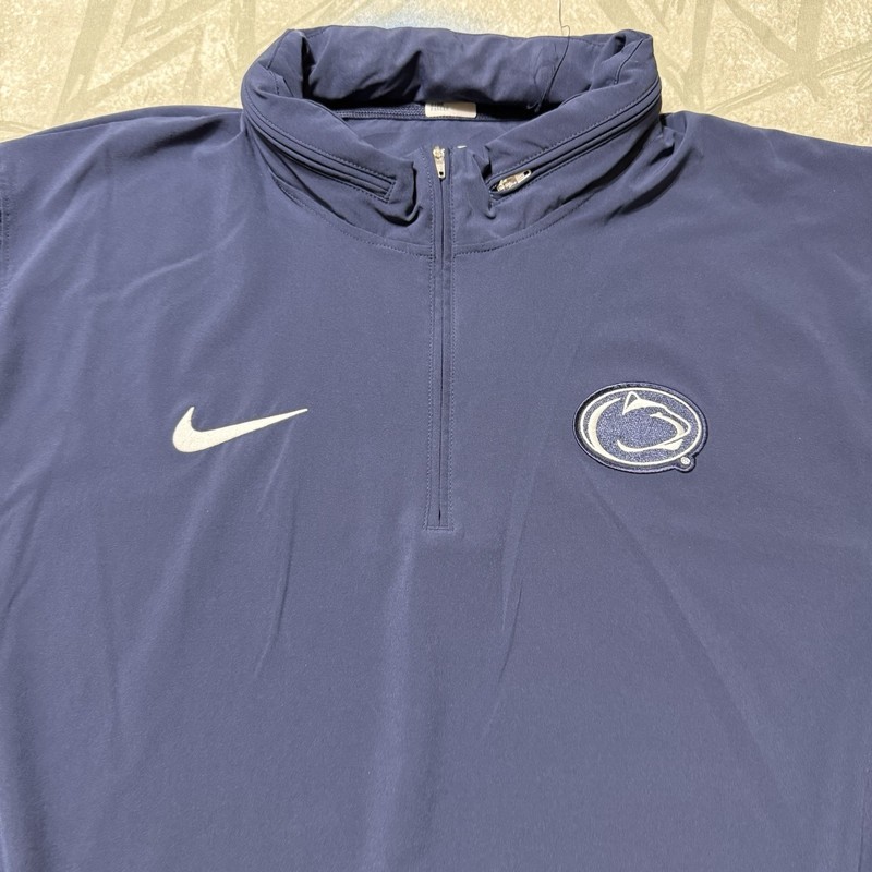 Penn State University Nittany Lions Team Nike Men's 2XL 1/4 Zip Windbreaker gallery