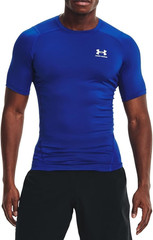 Under Armour 1361518 UA HeatGear Blue Compression T-Shirt Short Sleeve Tee Sz M