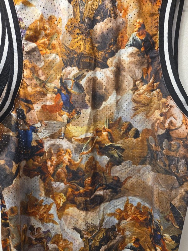 Men's Rebel Angels Artwork Sleveless Basketball Jersey Tank Shirt size 2XL gallery