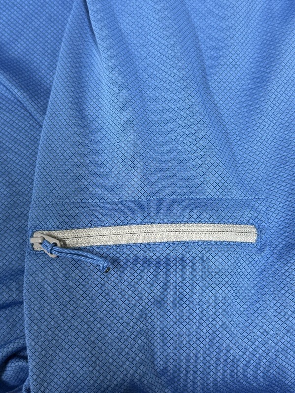 SIMMS Solarflex Plus UPF 50 1/4 Zip Pullover Fishing Mens Medium Blue 160 gallery