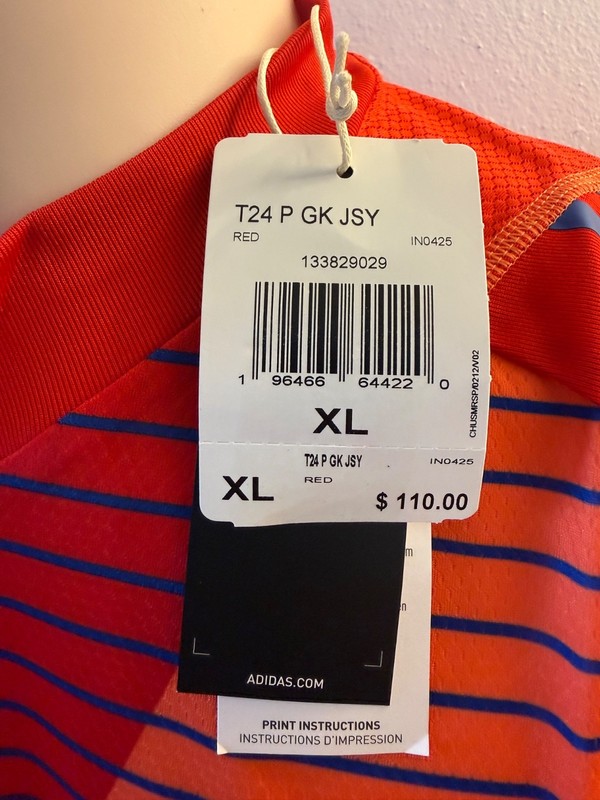 Adidas T24 GK JSY Aeroready Soccer Jersey Men's. Size XL gallery