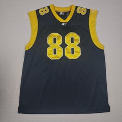 Vintage Starter Football Jersey Mens Medium Navy Blue 88 Athletic Practice