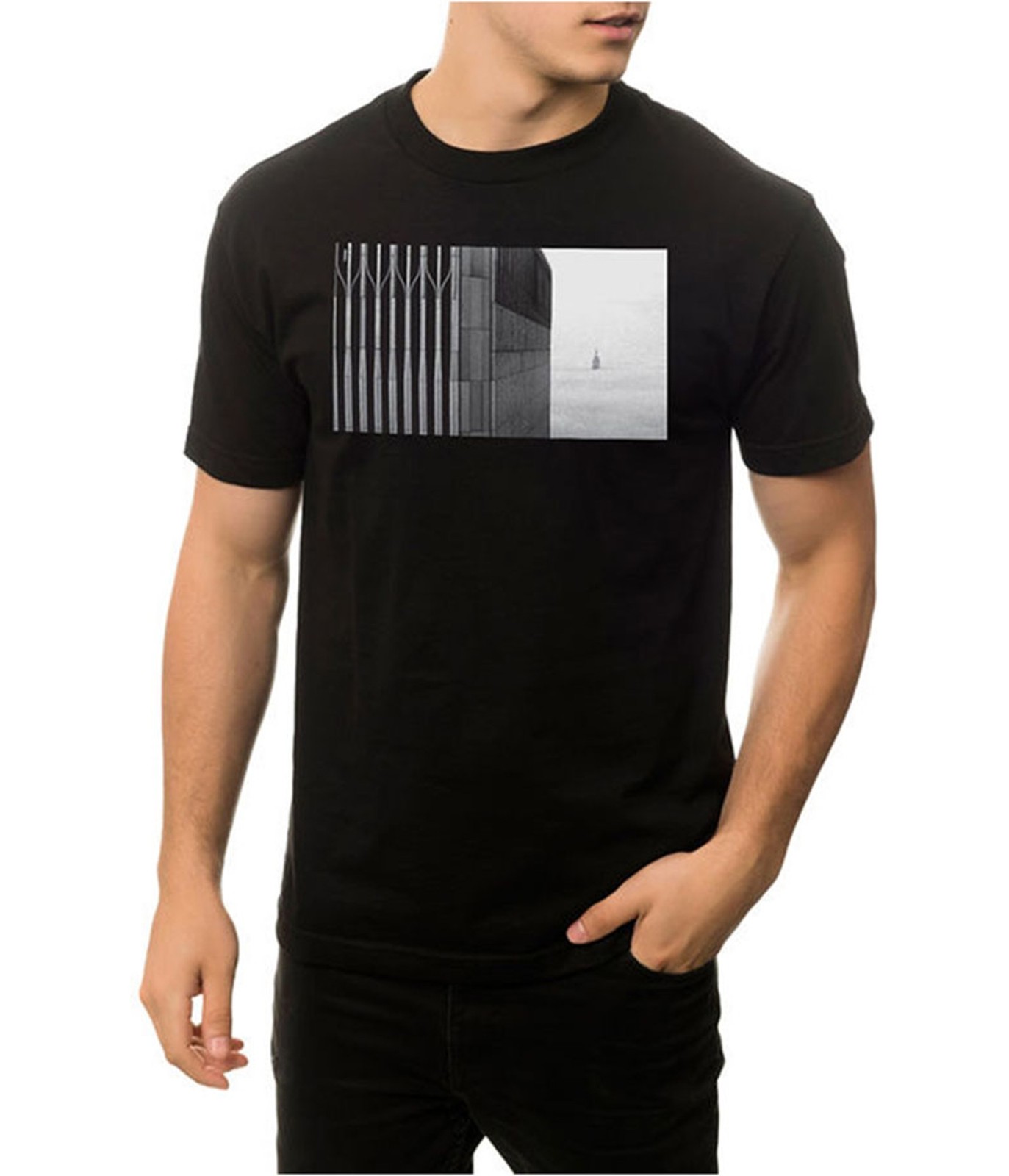 Black Scale Mens The Paradise NYC Graphic T-Shirt gallery