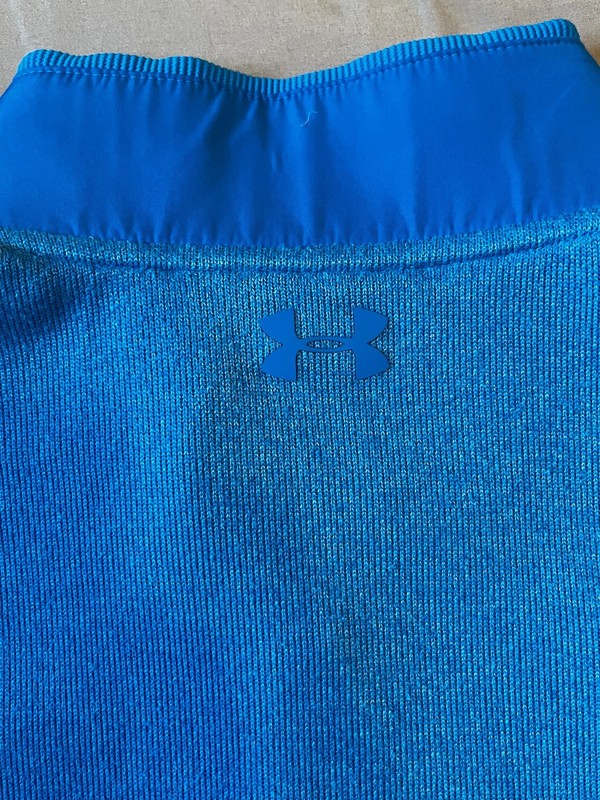 Under Armour Golf ColdGear 1/4 Snap Pullover Men’s XL Blue Sweater 1329832 gallery