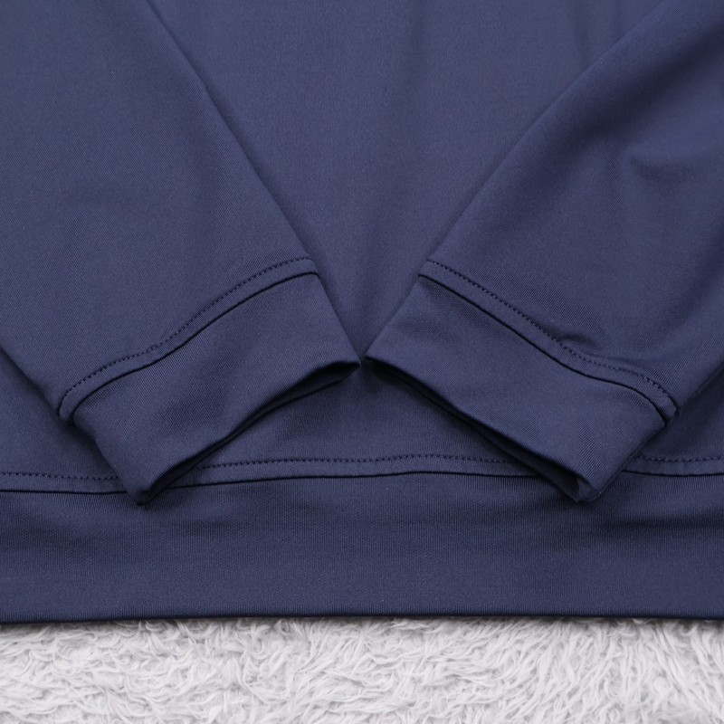 Glenmuir Storm Bloc Showerproof Pullover Mens L Navy 1/4 Zip Monifieth Scotland gallery