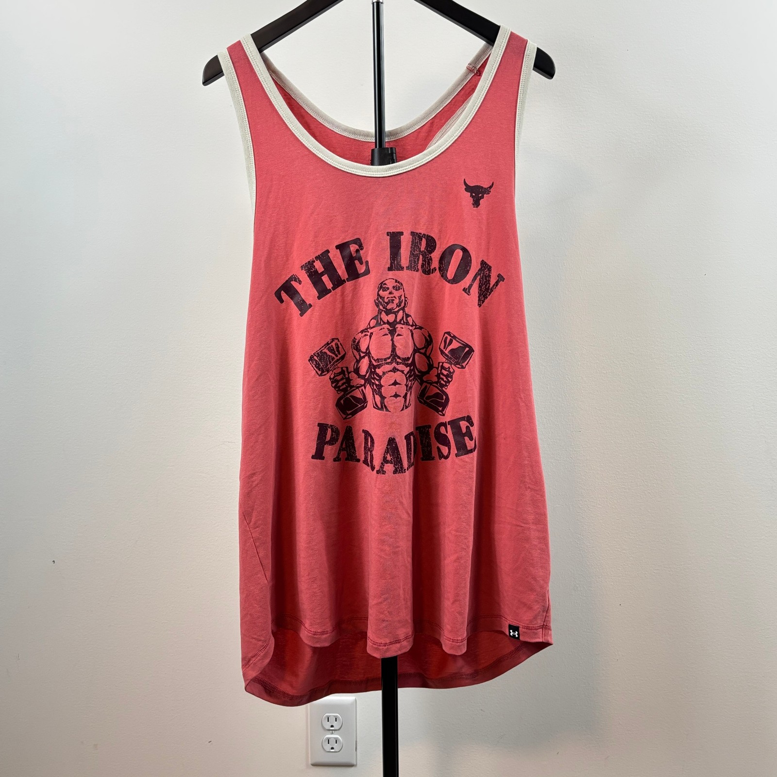 Under Armour Project Rock Men's XL Loose Iron Paradise Tank Top Muscle gallery