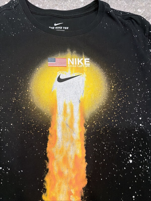 NIKE 5.4.3.2.1. LIFT OFF. LAUNCH THE NIKE TEE T-SHIRT AJ2008-010 MENS SZ L gallery