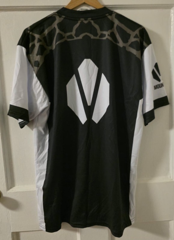 META Soccer Jersey XL Honda Sponsor Training Athletic Black Gray gallery