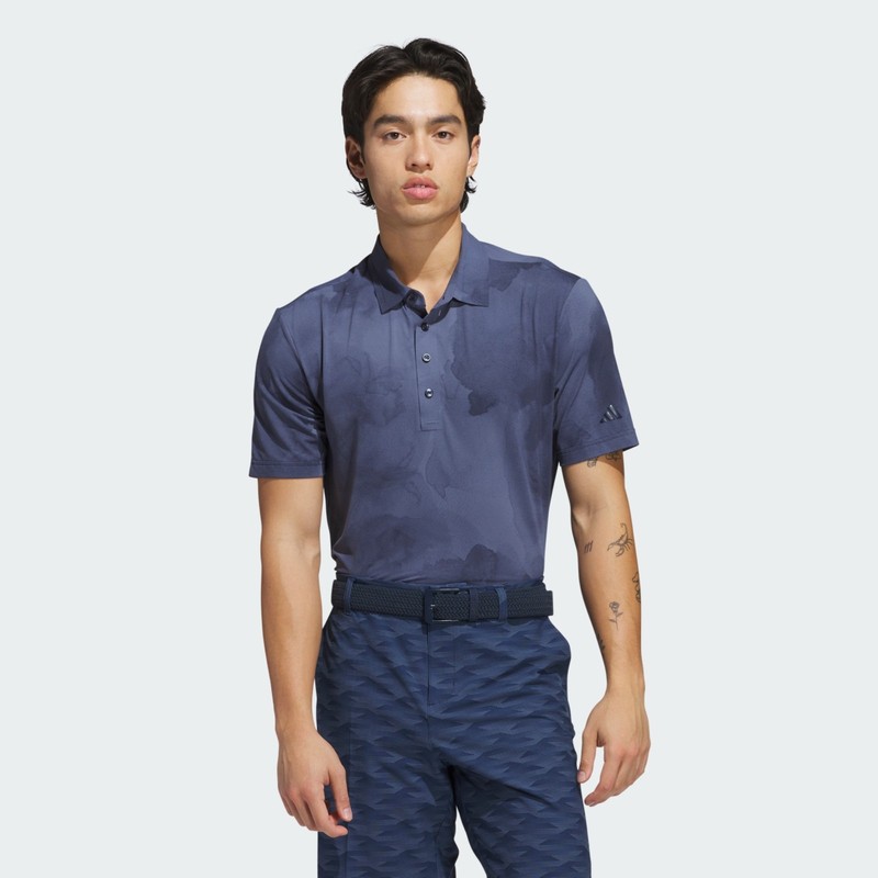 adidas men Ultimate365 Printed Cool Feeling Tour Polo Shirt Collegiate Navy XL gallery