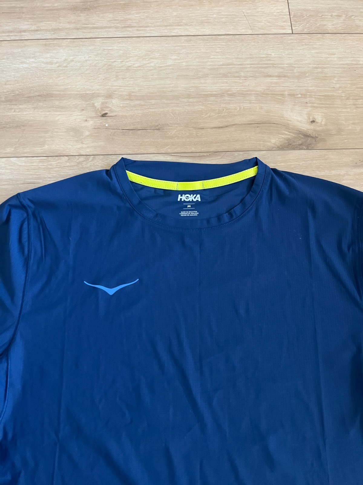 Hoka Navy Blue Performance Running Shirt - Size Medium gallery