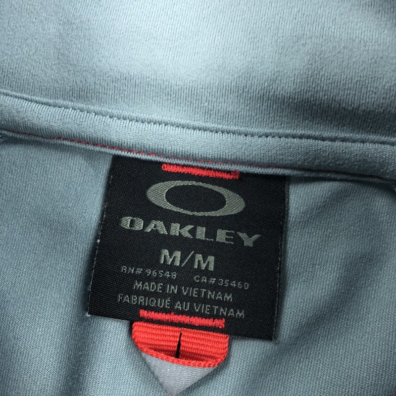 Oakley Men's M Hydrolix Performance Quarter Zip Pullover Activewear Shirt Green gallery
