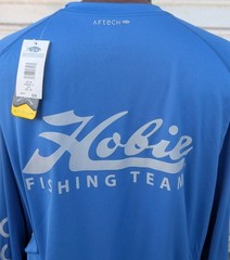 AFTCO Fishing Shirt Men XXXL Blue Hobie Performance Sun Shade Long Sleeve