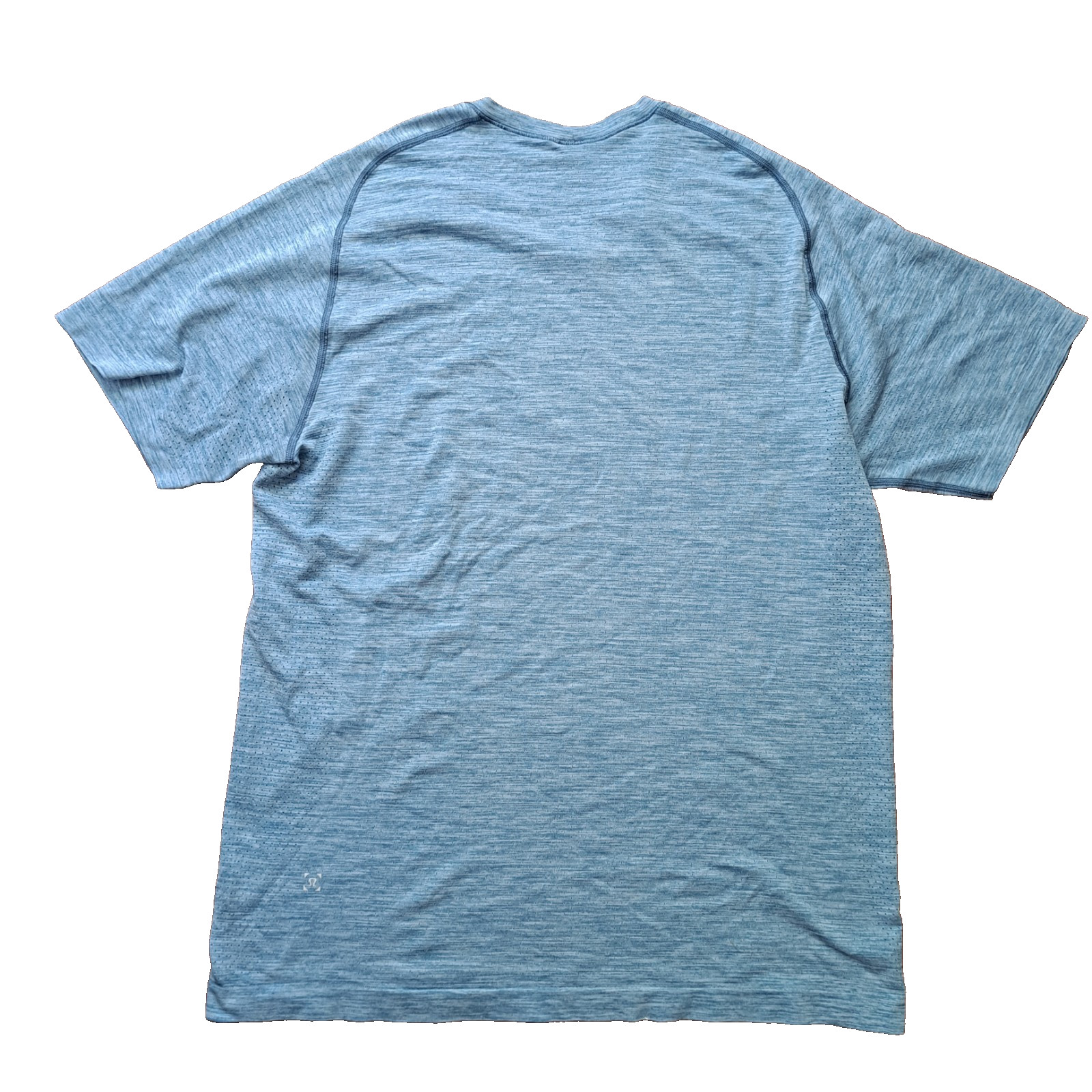 Men's Size Large Lululemon Metal Vent Tech Shortsleeve Tee Heathered Blue gallery