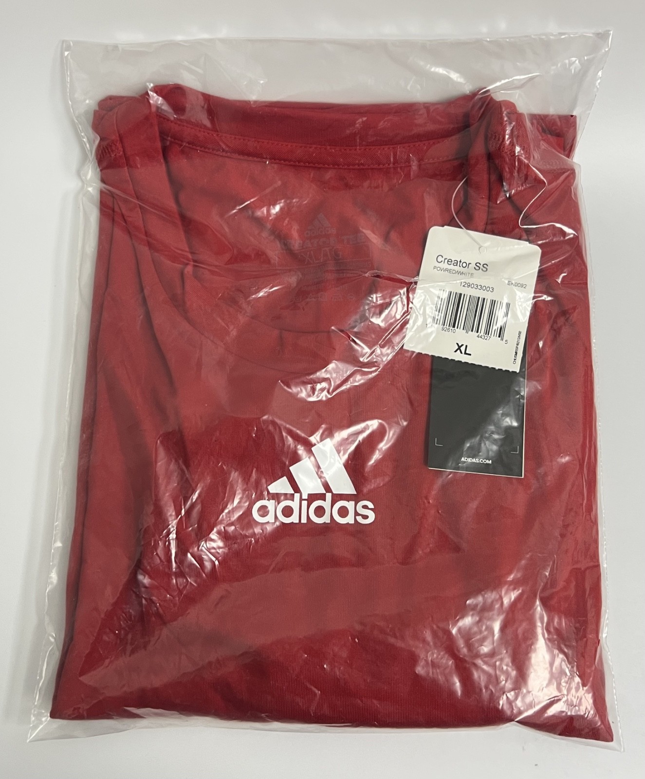 Adidas - Creator - Men's Short Sleeve T-Shirt - Red - X-Large - EK0092 gallery