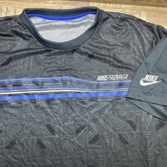 Nike Premier P1 Athletic Performance T Shirt Geometric Men’s XL Black Wicking