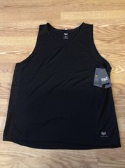 Everlast EverDri active training Black Sleeveless Shirt Tank Men XXL polyester